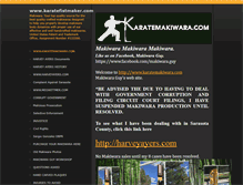 Tablet Screenshot of karatefistmaker.com